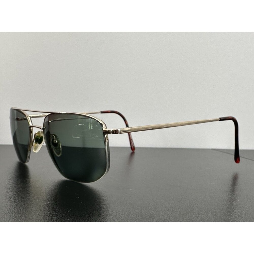 Vintage Classic Traditions CT13 Gold Pilot Half-Rim Metal FRAMES Korea (C3-02)